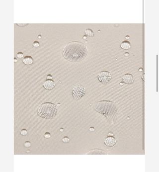 Sombrilla de jardín beige y negra 200cm