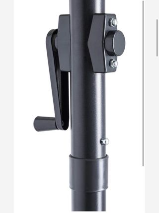 Sombrilla de jardín beige y negra 200cm