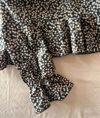 Blusa estampada manga larga