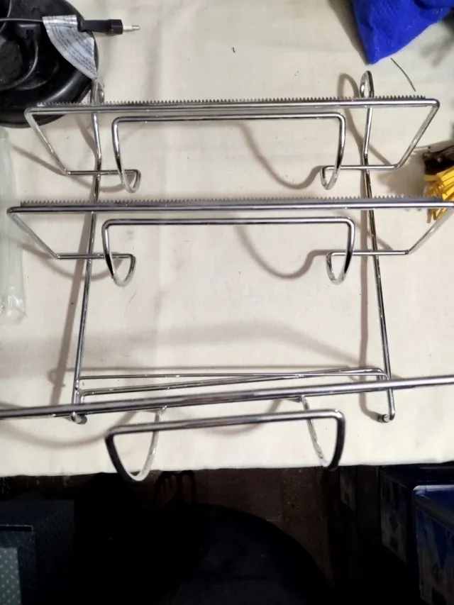 Porta rollos de cocina cromado