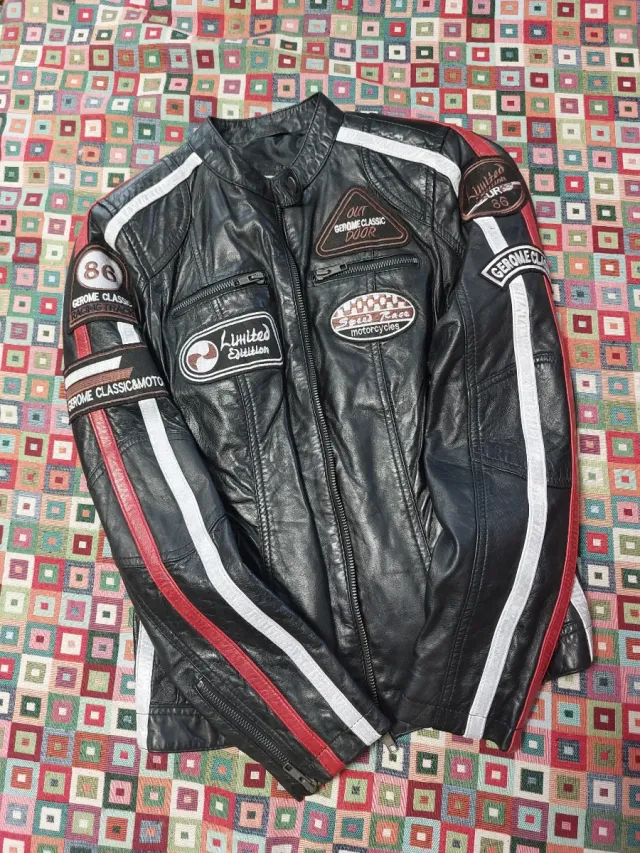 Chaqueta Biker Piel Gerome