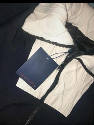 Giubbino Louis Vuitton nero e bianco