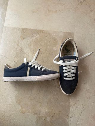 Zapatillas El Ganso Azul Marino y Blanco