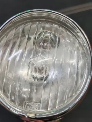 Foco Bicicleta Antiguo Cromado