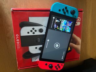 Nintendo Switch OLED + Mario Odyssey – Como nueva