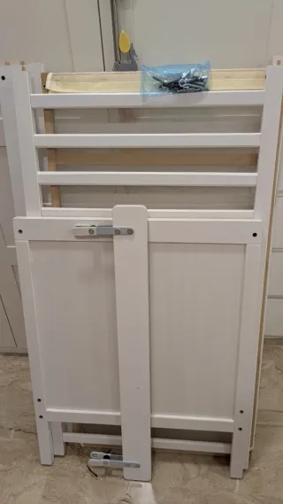 Cuna Sundvik blanca (tipo colecho)