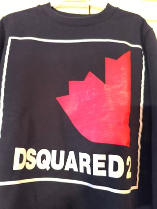 Sudadera Talla M Negra Roja