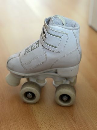 Patines Escolares Blancos Niña número 28.