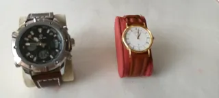 Lote 2 relojes hombre pulsera 
