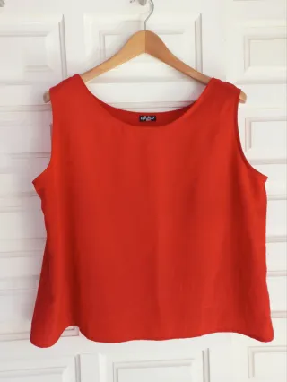Top rojo vintage 