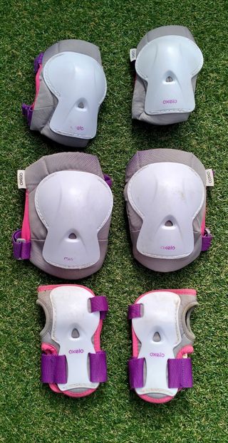 Patines Oxelo Talla 35-38 + Casco + Protecciones