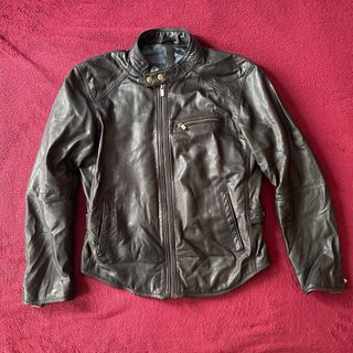 Cazadora Cuero Massimo Dutti Talla M