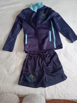 Chándal colegio azul talla 10