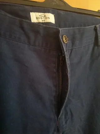 Pantalón Corte Clásico Azul