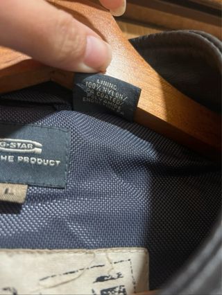 Cazadora de cuero G-Star RAW Negra