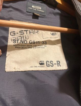 Cazadora de cuero G-Star RAW Negra