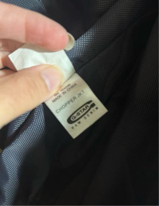 Cazadora de cuero G-Star RAW Negra