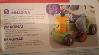 Tractor Fisher-Price 4 en 1 Granja Mercado