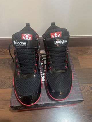 Zapatillas Buddha Boxeo/MMA Negras y Rojas