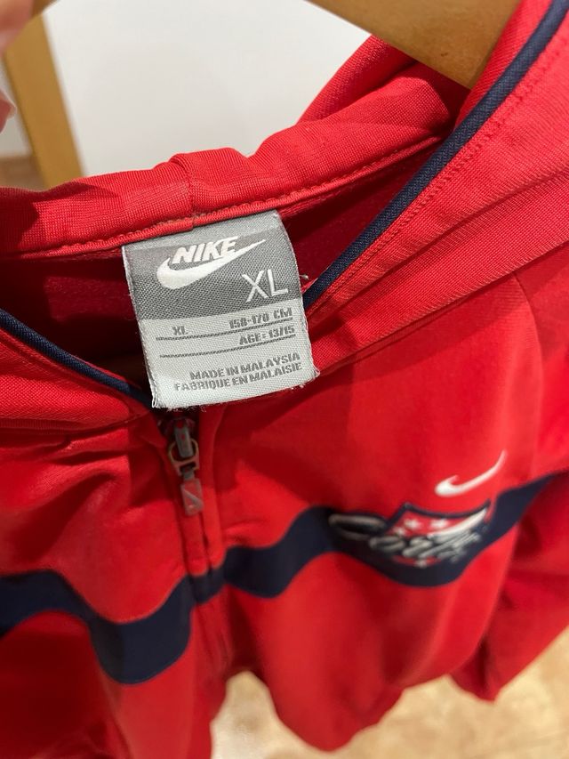 Sudadera Nike Roja y Azul