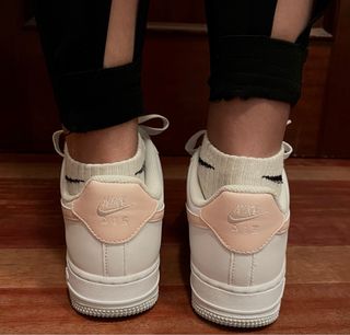 Zapatillas Nike Air Force Blancas Rosas