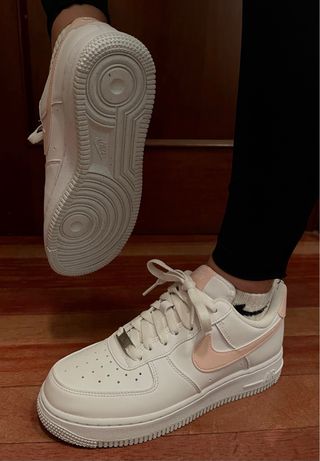 Zapatillas Nike Air Force Blancas Rosas