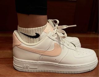 Zapatillas Nike Air Force Blancas Rosas