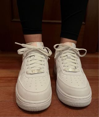 Zapatillas Nike Air Force Blancas Rosas