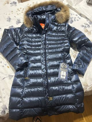 Plumífero largo mujer Henry Arroway Talla S
