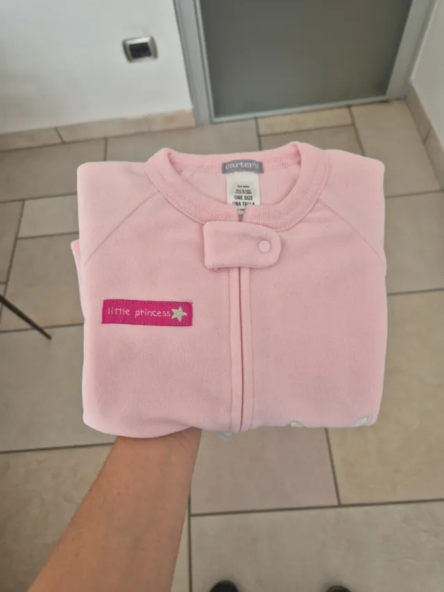 Tuta sacco neonata rosa con coniglietto