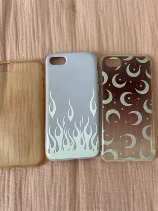 Pack 4 fundas iPhone 8