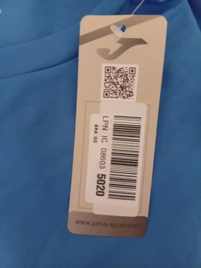 Camiseta Joma manga larga azul de entrenamiento