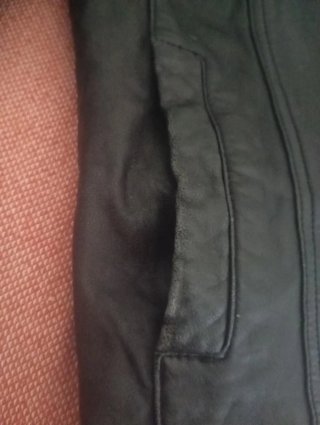 Chaqueta cuero Mango Talla S