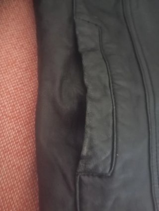 Chaqueta cuero Mango Talla S