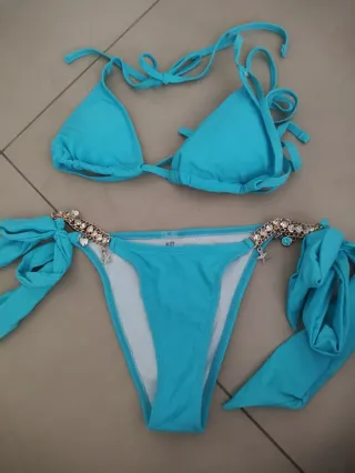 Bikini azul talla XS