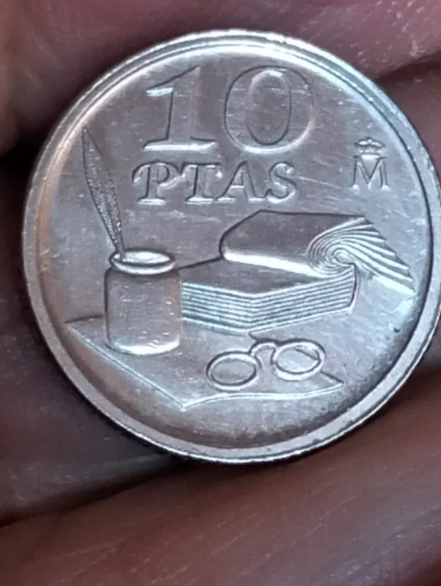 Moneda 10 Pesetas España 1995 Quevedo
