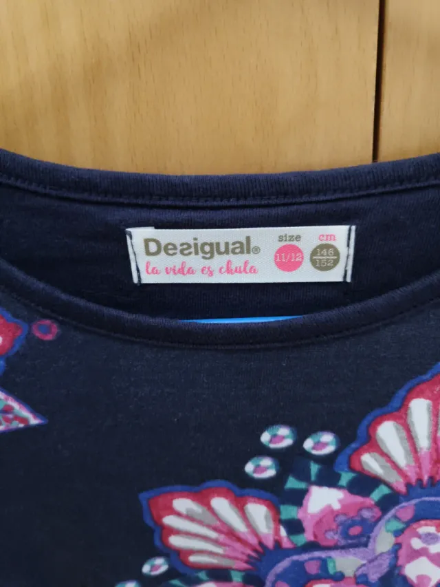 Vestido Desigual estampado floral 11/12 años