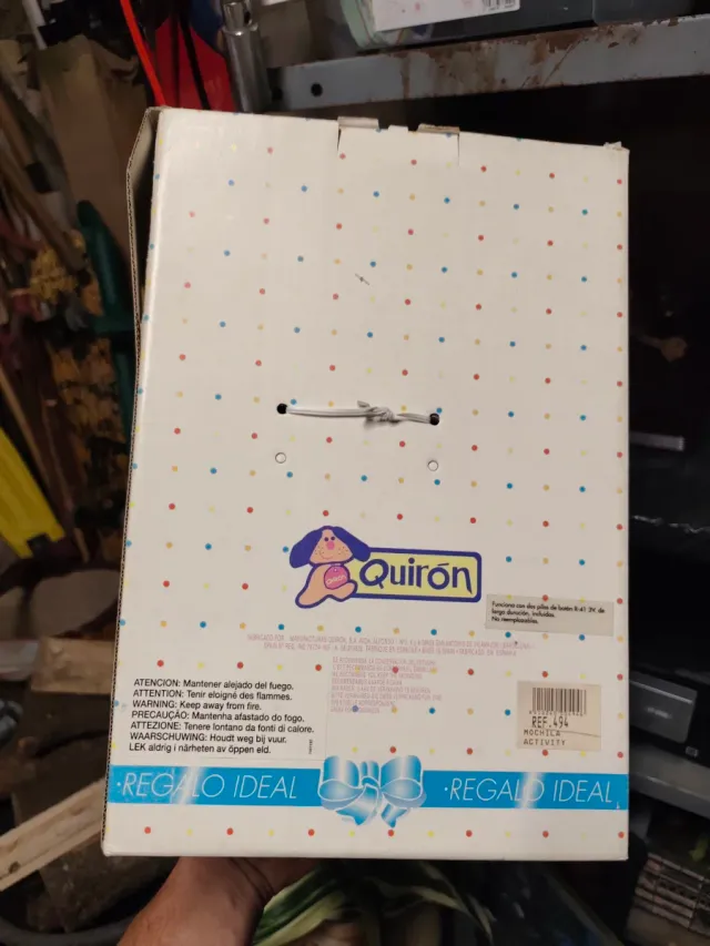 Peluche Musical Ideal Bebé Perro Vintage