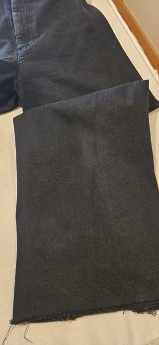 Pantalón Zara Wide Leg Negro Mujer