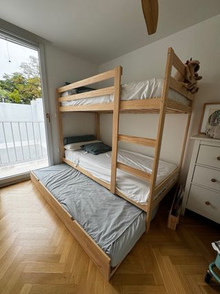 Litera infantil/juvenil con cama nido