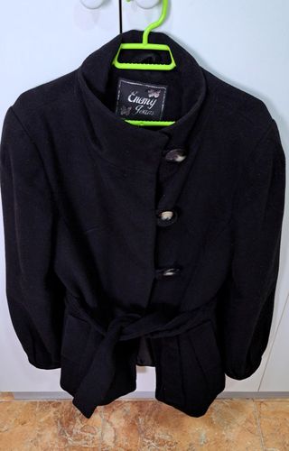 Chaquetón negro mujer Enemy Jeans