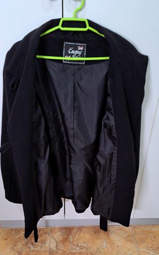 Chaquetón negro mujer Enemy Jeans