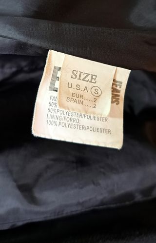 Chaquetón negro mujer Enemy Jeans