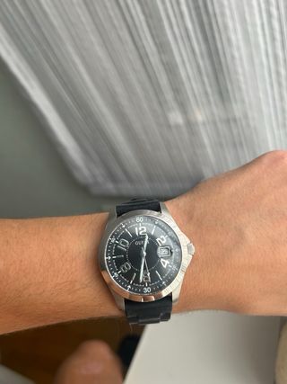 Reloj Guess Deportivo Hombre Negro/Plata