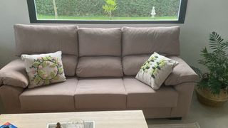 2 Sofás 3 plazas modelo Villa color camel