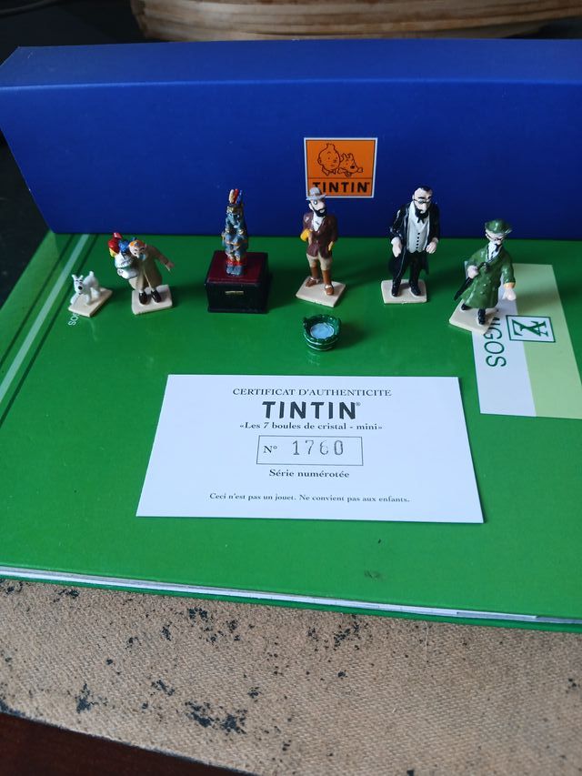 Colección Tintín: 7 Bolas de Cristal Mini