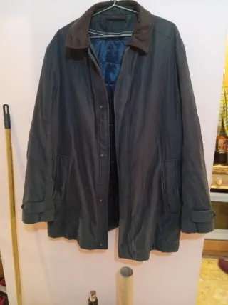 Cortefiel Chaquetón XXL Azul/Marron