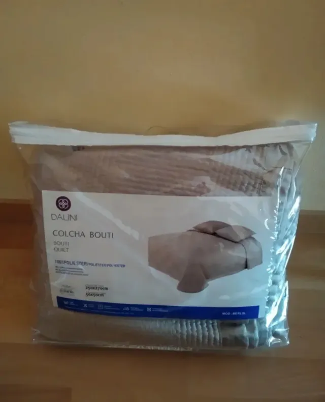 Colcha Bouti Dalini Beige Cama 150