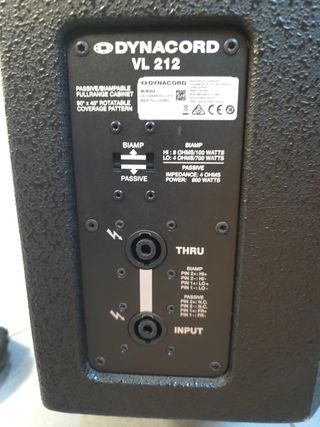 Dynacord VL212 Altavoces