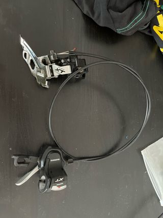 Desviador y Maneta Shimano XT 2 Platos